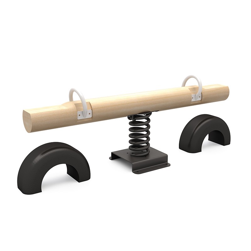 SR-21032-E-2-Seat Wood Spring Rider-Wisdom Playgrounds | Outdoor ...